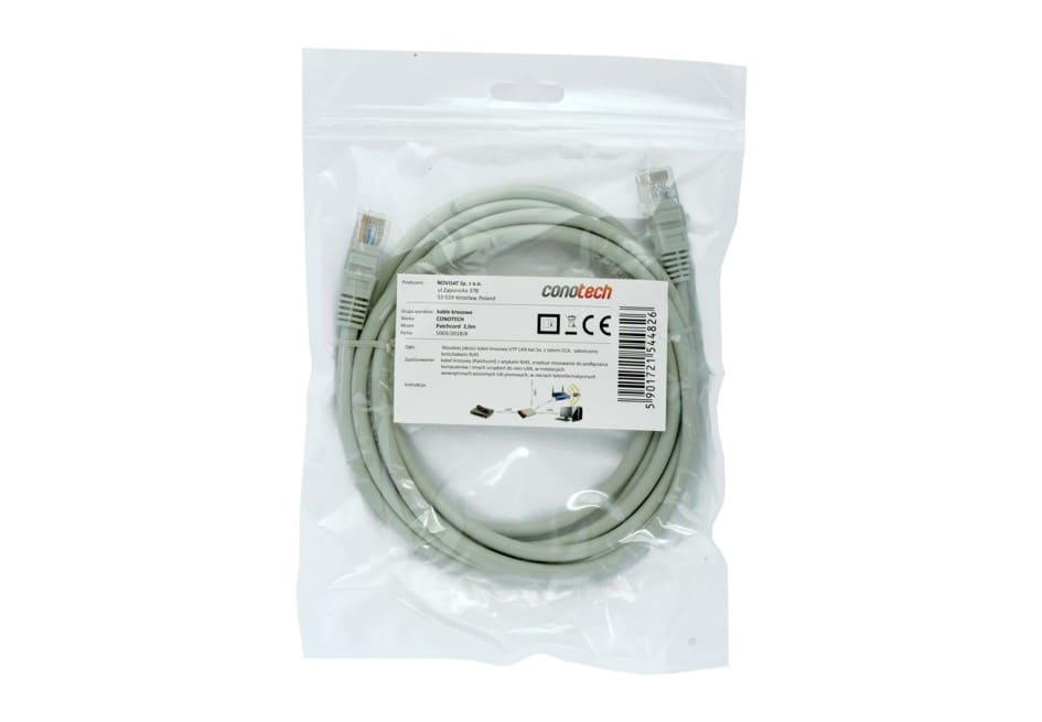 CONOTECH PATCH CORD U/UTP kat.5e 2m  