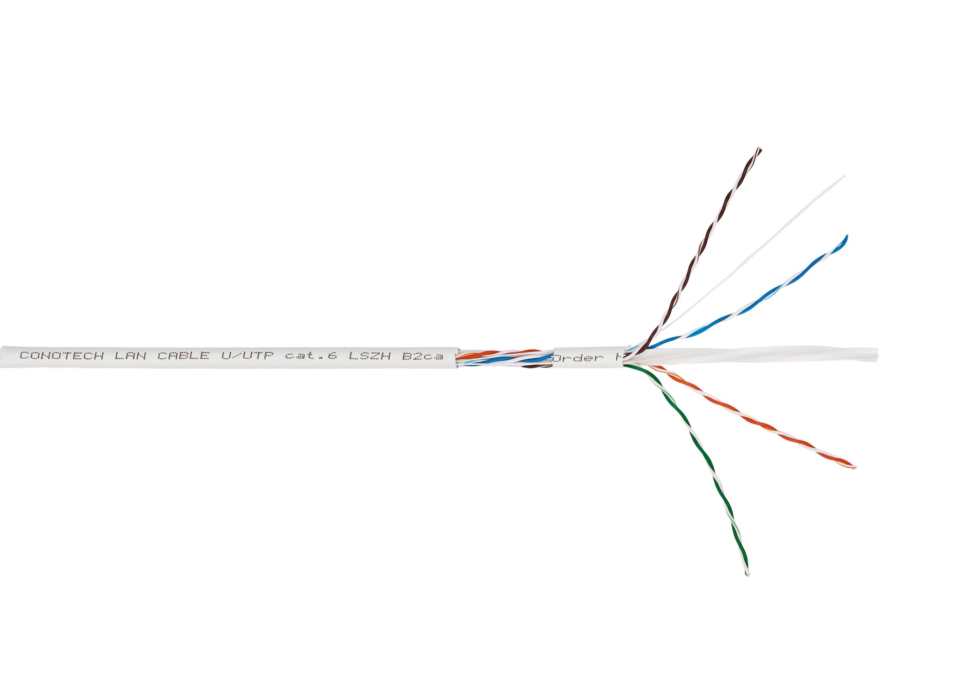 CONOTECH U/UTP LAN kat.6 LSZH B2ca 500m