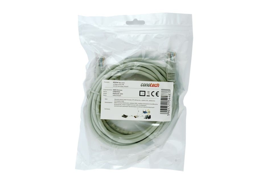 CONOTECH PATCH CORD U/UTP cat.5e 3,0m